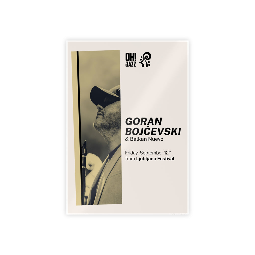 Goran Bojčevski at the Ljubljana Festival Art Print, Music Wall Decor, Jazz Lover Gift, Home Office Decor