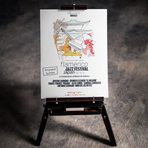 Flamenco Jazz Festival Japan Collectible Poster Signed by Artists